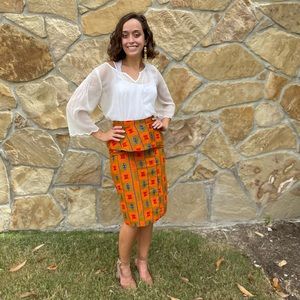 Embellished waist Pencil skirt